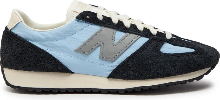 New Balance 471 Panelled Brushed Suede Sneakers