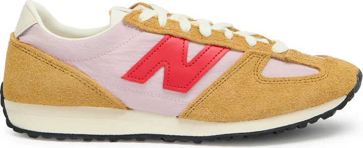 New Balance 471 Panelled Brushed Suede Sneakers