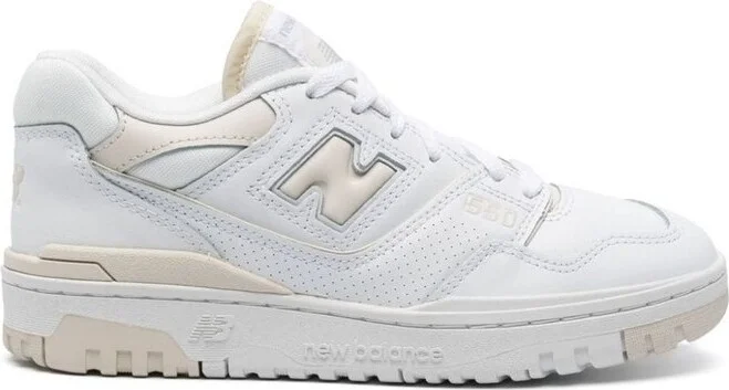 New Balance 550 Logo Patch Panelled Sneakers