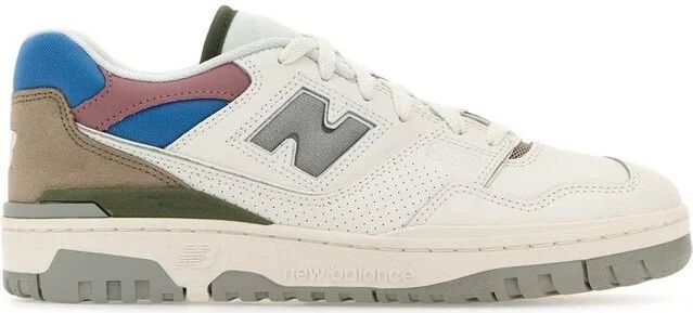 New Balance 550 Round-Toe Lace-Up Sneakers