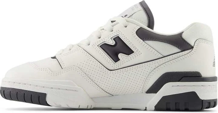 New Balance 550 sneakers in cream with gray details - Image 3