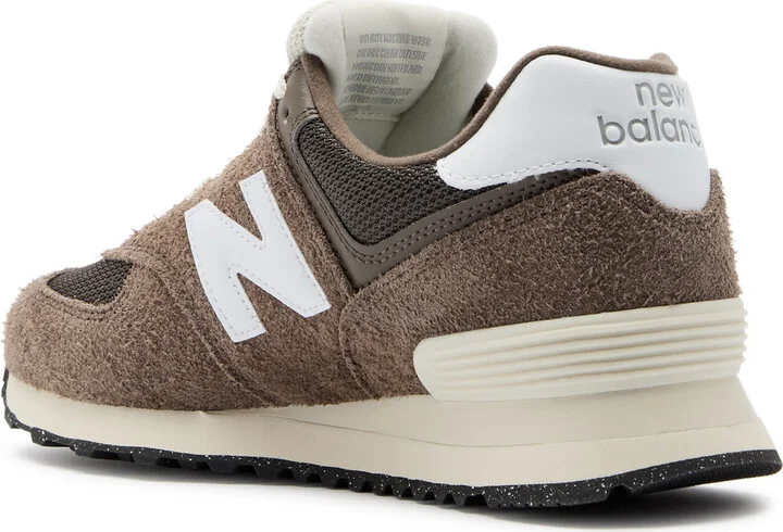 New Balance 574 Panelled Brushed-suede Sneakers - Image 2