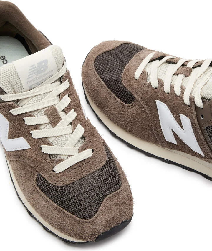 New Balance 574 Panelled Brushed-suede Sneakers - Image 3