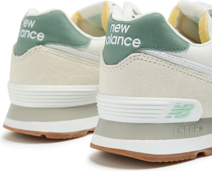 New Balance 574 Panelled Brushed Suede Sneakers - Image 4
