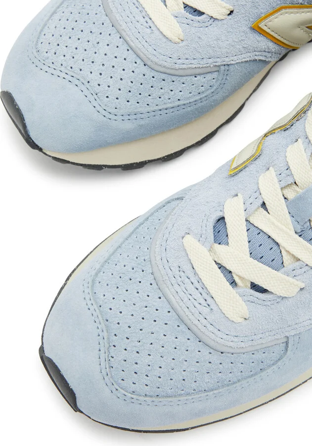 New Balance 574 Panelled Suede Sneakers - Image 3