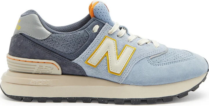 New Balance 574 Panelled Suede Sneakers