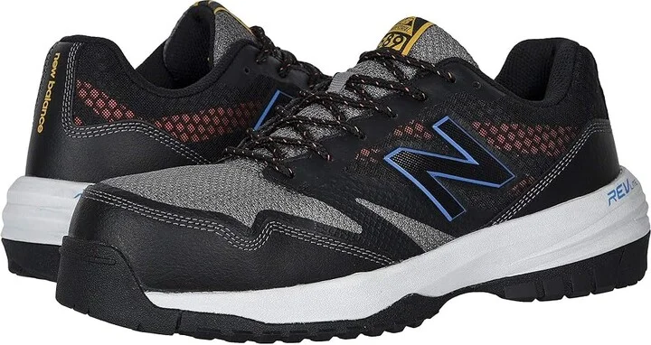 New Balance 589 ESD Men's Shoes Black/Toro Red : 15 D - Medium, Textile/Synthetic