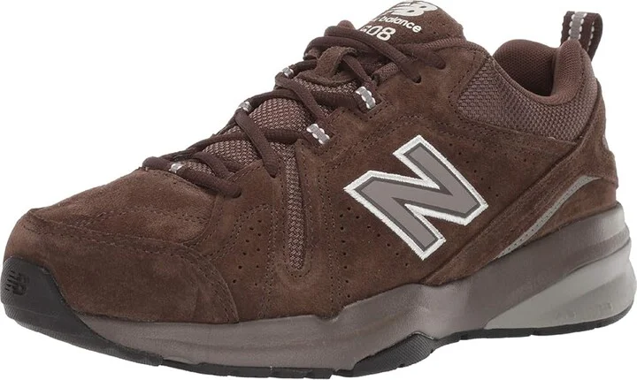 New Balance 608v5 Men's Shoes Chocolate Brown/White : 7.5 D - Medium - Image 2