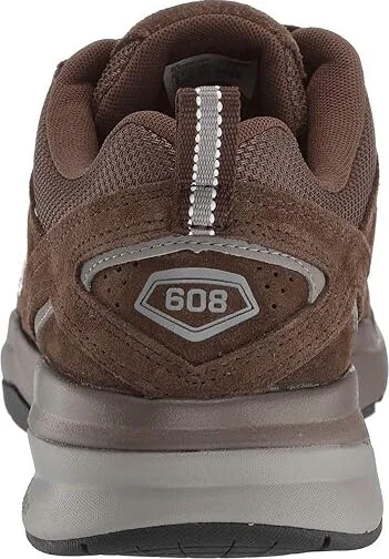 New Balance 608v5 Men's Shoes Chocolate Brown/White : 7.5 D - Medium - Image 5