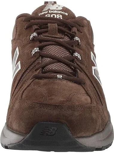 New Balance 608v5 Men's Shoes Chocolate Brown/White : 7.5 D - Medium - Image 6