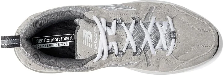 New Balance 608v5 Men's Shoes Grey Suede/Grey Suede : 6.5 D - Medium - Image 3