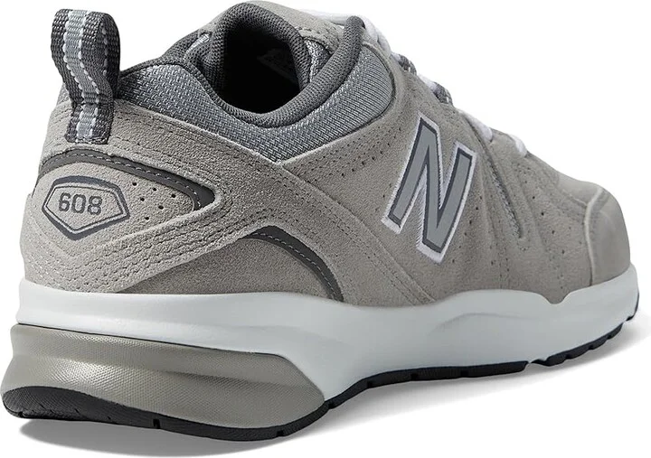 New Balance 608v5 Men's Shoes Grey Suede/Grey Suede : 6.5 D - Medium - Image 5