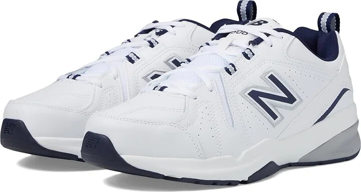 New Balance 608v5 Men's Shoes White/Navy : 7.5 6E - Extra Extra Wide, Synthetic/Textile
