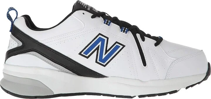 New Balance 608v5 Men's Shoes White/Team Royal : 6.5 D - Medium, Synthetic/Textile - Image 8