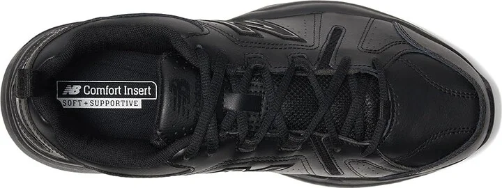 New Balance 608v5 Slip Resistant Men's Shoes Black/Black : 6.5 D - Medium, Synthetic/Textile - Image 3
