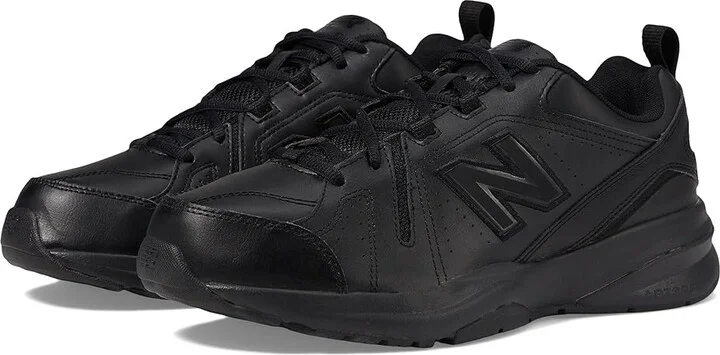 New Balance 608v5 Slip Resistant Men's Shoes Black/Black : 6.5 D - Medium, Synthetic/Textile