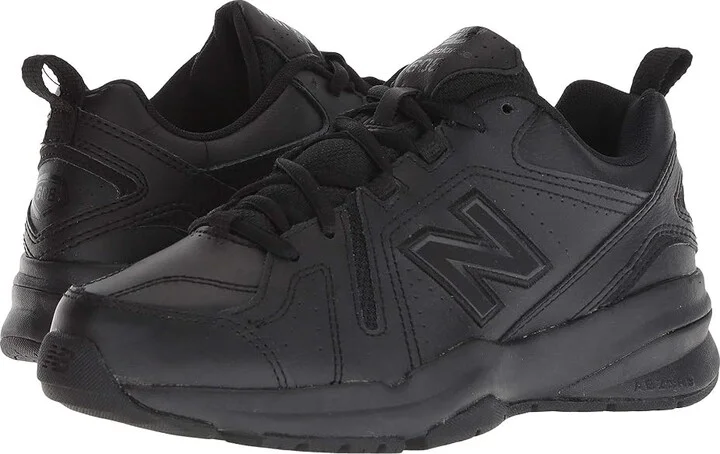 New Balance 608v5 Slip Resistant Women's Shoes Black/Black : 6.5 B - Medium, Textile/Synthetic