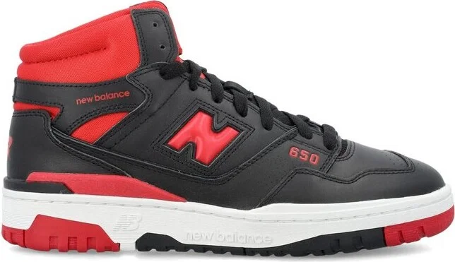 New Balance 650R Logo Patch Lace-Up Sneakers