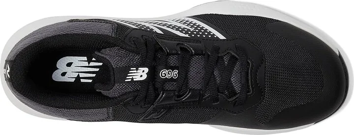 New Balance 696v6 Tennis Shoes Men's Shoes Black/White : 11.5 D - Medium, Synthetic/Textile - Image 2