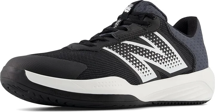 New Balance 696v6 Tennis Shoes Men's Shoes Black/White : 11.5 D - Medium, Synthetic/Textile - Image 5