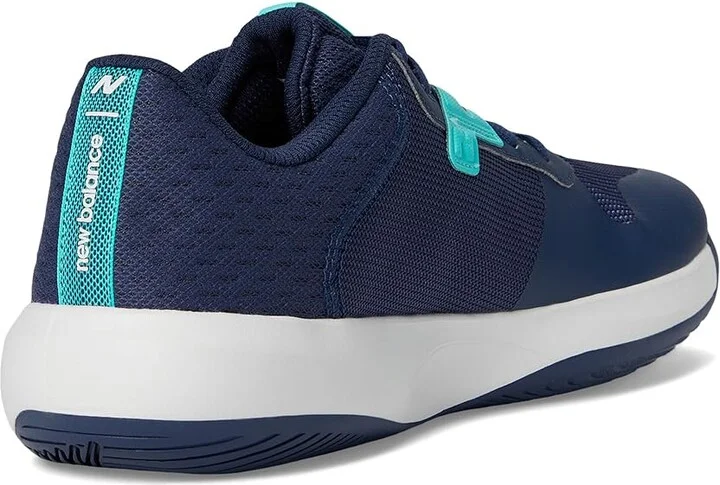 New Balance 696v6 Tennis Shoes Men's Shoes White/Clementine : 7.5 D - Medium, Synthetic/Textile - Image 4