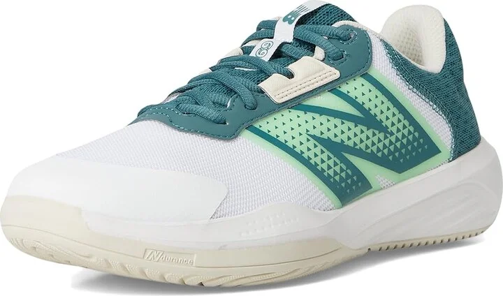 New Balance 696v6 Tennis Shoes Men's Shoes White/Green : 12.5 D - Medium, Synthetic/Textile - Image 5