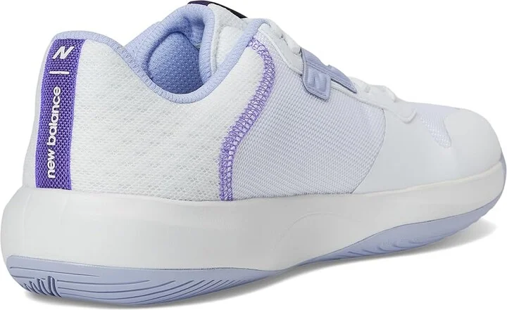 New Balance 696v6 Tennis Shoes Men's Shoes White/Grey/Dusk Shower : 9 D - Medium, Synthetic/Textile - Image 4