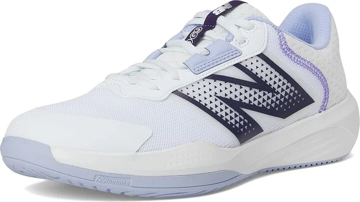 New Balance 696v6 Tennis Shoes Men's Shoes White/Grey/Dusk Shower : 9 D - Medium, Synthetic/Textile - Image 5