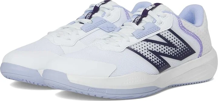 New Balance 696v6 Tennis Shoes Men's Shoes White/Grey/Dusk Shower : 9 D - Medium, Synthetic/Textile