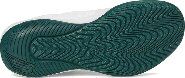New Balance 696v6 Tennis Shoes Women's Tennis Shoes White/Marsh Green : 9.5 B - Medium, Synthetic/Textile - Image 3