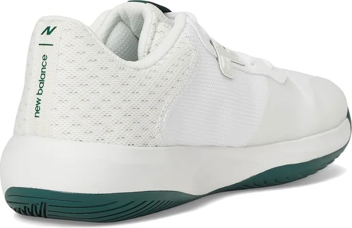 New Balance 696v6 Tennis Shoes Women's Tennis Shoes White/Marsh Green : 9.5 B - Medium, Synthetic/Textile - Image 4