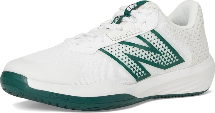 New Balance 696v6 Tennis Shoes Women's Tennis Shoes White/Marsh Green : 9.5 B - Medium, Synthetic/Textile - Image 5