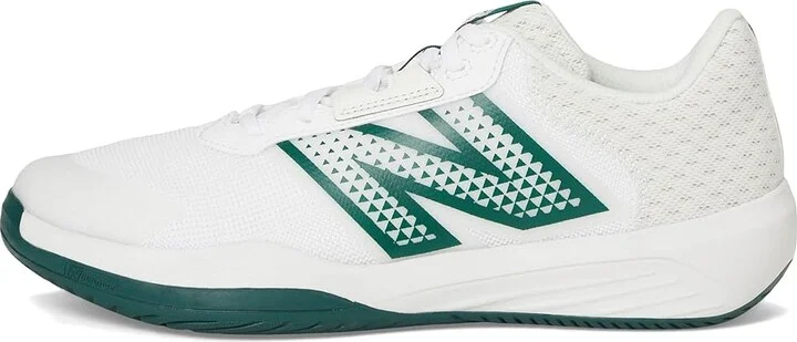 New Balance 696v6 Tennis Shoes Women's Tennis Shoes White/Marsh Green : 9.5 B - Medium, Synthetic/Textile - Image 6