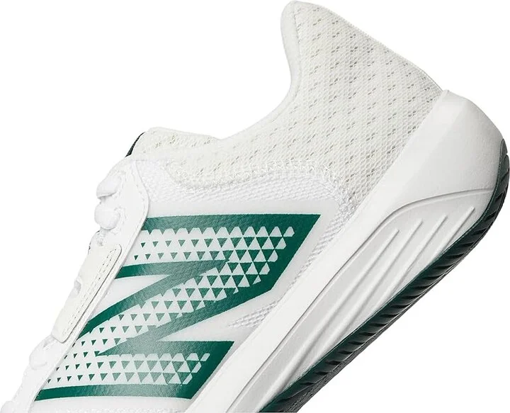 New Balance 696v6 Tennis Shoes Women's Tennis Shoes White/Marsh Green : 9.5 B - Medium, Synthetic/Textile - Image 7