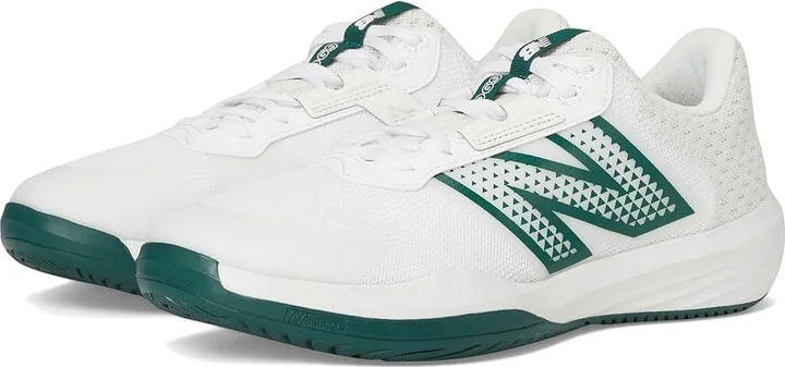 New Balance 696v6 Tennis Shoes Women's Tennis Shoes White/Marsh Green : 9.5 B - Medium, Synthetic/Textile
