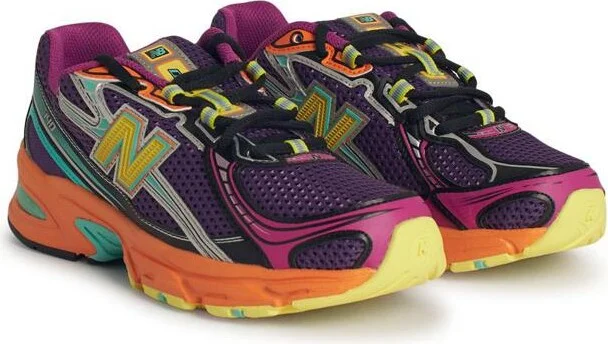 New Balance '740' Multicolor Mesh Sneakers - Image 2