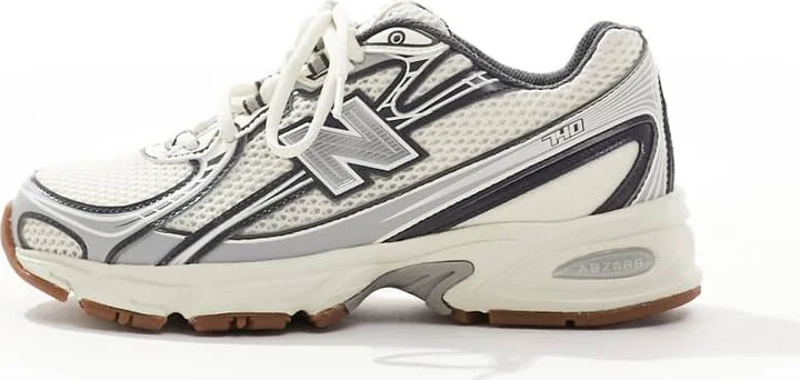 New Balance 740 sneakers in beige and gray - Exclusive to ASOS - Image 2