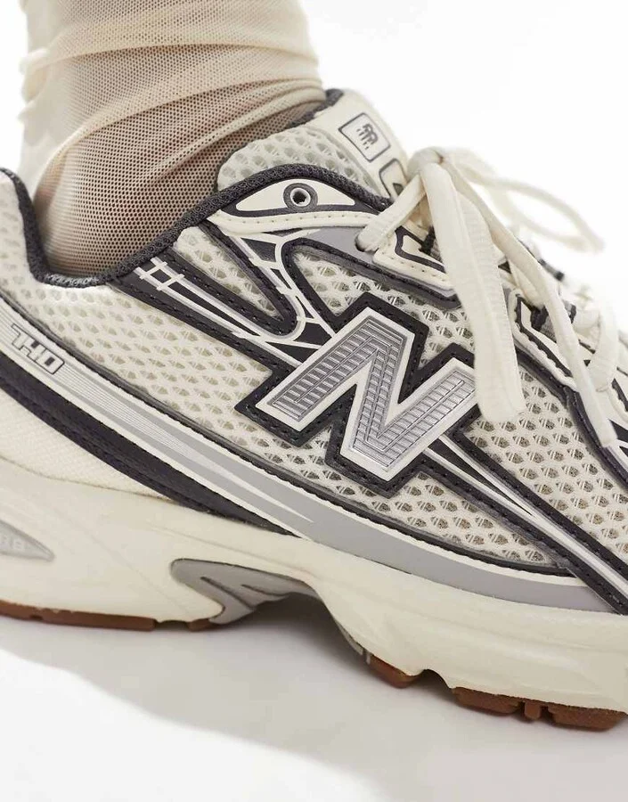 New Balance 740 sneakers in beige and gray - Exclusive to ASOS - Image 3