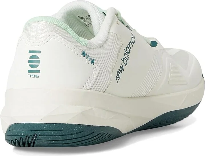 New Balance 796v4 Tennis Shoes Women's Skate Shoes Sea Salt/New Spruce/Lab Green : 10 B - Medium, Textile - Image 4