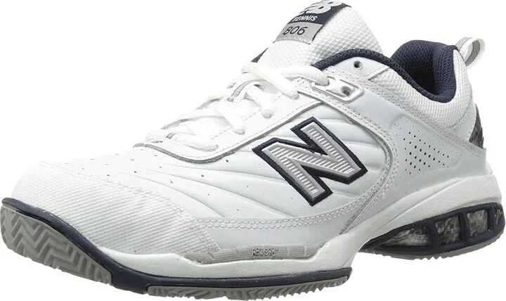 New Balance 806 Tennis Shoes Men's Tennis Shoes White : 7 D - Medium, Full Grain leather - Image 2