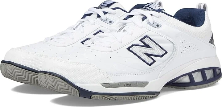New Balance 806 Tennis Shoes Men's Tennis Shoes White : 7 D - Medium, Full Grain leather
