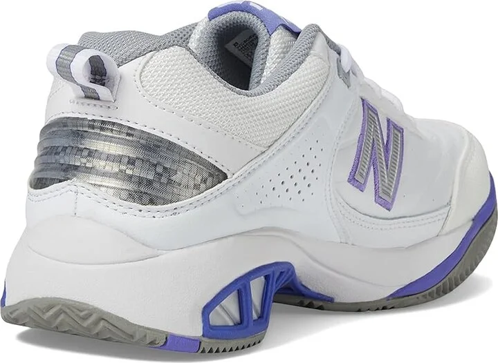 New Balance 806 Tennis Shoes Women's Tennis Shoes White : 5 B - Medium, Leather - Image 5