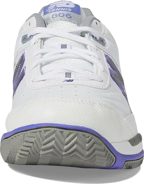 New Balance 806 Tennis Shoes Women's Tennis Shoes White : 5 B - Medium, Leather - Image 6
