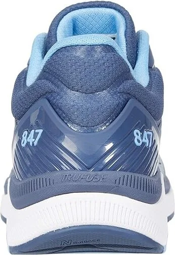New Balance 847v4 Women's Shoes Light Aluminum/Vintage Indigo : 6 2A - Narrow, Textile/Synthetic - Image 4