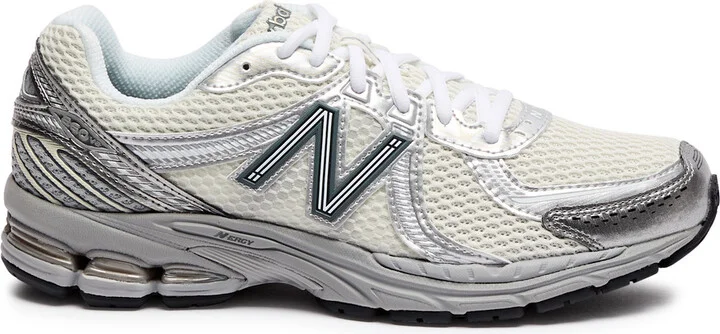 New Balance 860v2 Panelled Mesh Sneakers Light Grey UK3.5