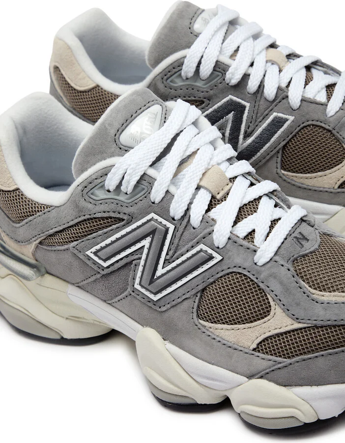 New Balance 9060 Panelled Mesh Sneakers - Image 4