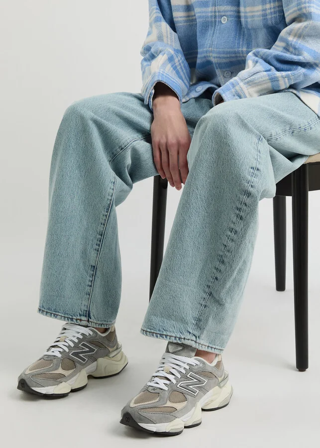 New Balance 9060 Panelled Mesh Sneakers - Image 5