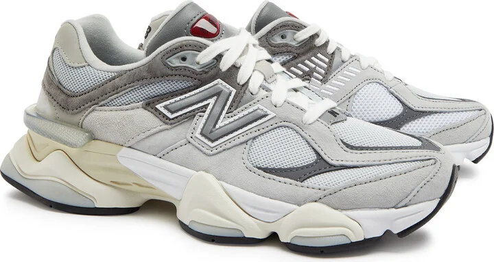 New Balance 9060 Panelled Mesh Sneakers - Image 2