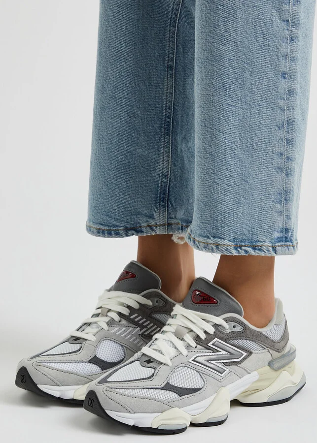New Balance 9060 Panelled Mesh Sneakers - Image 5