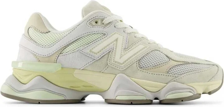 New Balance 9060 unisex sneakers in all white - Image 2